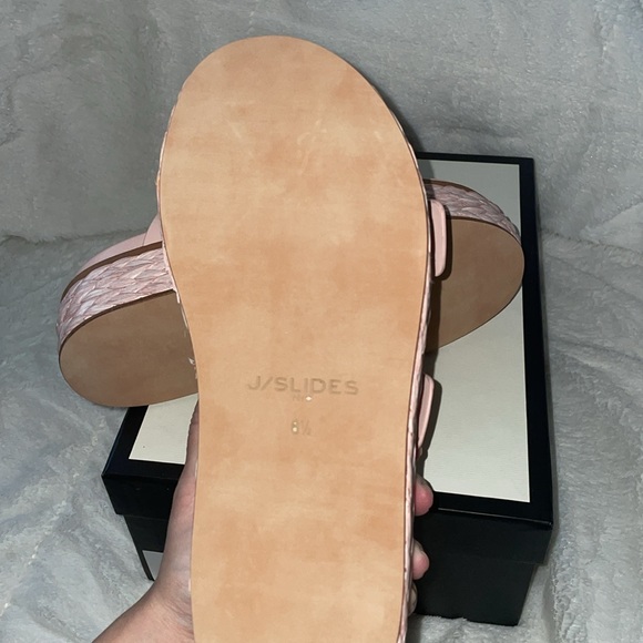 NWT J/SLIDES BONNIE Light Pink Leather Sandal - Picture 15 of 15